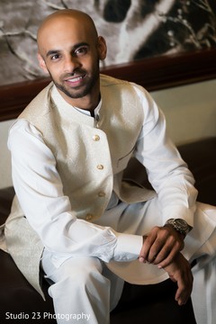 Raja posing for pictures prior to the ceremony Raja posing for pictures prior to the ceremony