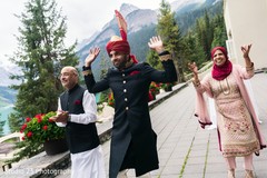 Indian groom with his family Indian groom with his family