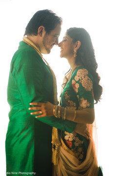 Lovely Indian couple touching noses capture. Lovely Indian couple touching noses capture.