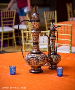 Beautiful ornaments at the Indian wedding reception Beautiful ornaments at the Indian wedding reception