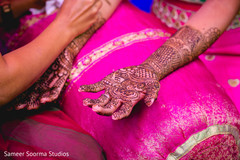 Details of Indian bride's mehndi Details of Indian bride's mehndi