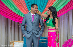 Indian groom staring at the dazzling bride Indian groom staring at the dazzling bride