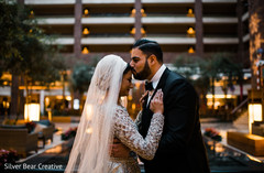 Indian bride and groom first look capture. Indian bride and groom first look capture.