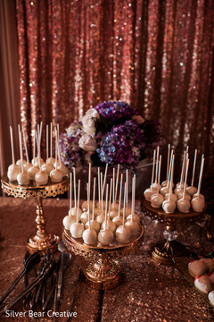 Indian wedding reception treats station. Indian wedding reception treats station.