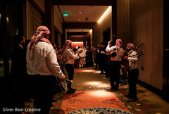 Dhol players leading reception entrance. Dhol players leading reception entrance.