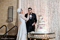 Insanely cute cake cutting scene Insanely cute cake cutting scene