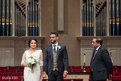 Indian bride and groom after the ceremony Indian bride and groom after the ceremony