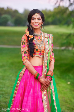 Beautiful Indian bride's portrait. Beautiful Indian bride's portrait.