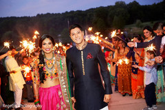 Guests cheering for Indian couple Guests cheering for Indian couple