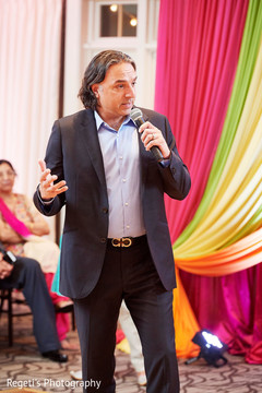 Special guest delivering a message for the guests Special guest delivering a message for the guests