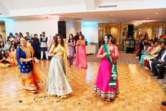 Beautiful brides performing a choreography Beautiful brides performing a choreography