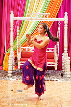 Sangeet happening at the venue Sangeet happening at the venue