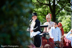 Indian groom's baraat procession. Indian groom's baraat procession.