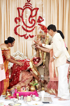 Moments of the Indian wedding ceremony Moments of the Indian wedding ceremony
