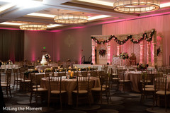 Chairs setup at the reception Chairs setup at the reception