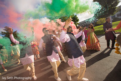 Colorful baraat procession capture. Colorful baraat procession capture.