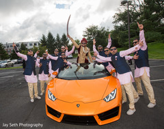 Sensational indian baraat pre-wedding procession. Sensational indian baraat pre-wedding procession.