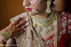 Magnificent Indian bridal Kundan choker set. Magnificent Indian bridal Kundan choker set.