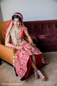 Lovely Indian bride ready for ceremony capture. Lovely Indian bride ready for ceremony capture.