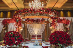 Dreamy mandap flower and lights decoration. Dreamy mandap flower and lights decoration.