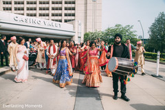 Indian Dhol player at baraat celebration. Indian Dhol player at baraat celebration.