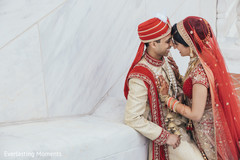Tender Indian bride and groom shot. Tender Indian bride and groom shot.