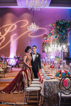 Lovely Indian couple at their reception capture. Lovely Indian couple at their reception capture.
