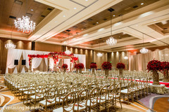Stunning Indian wedding ceremony seats setup. Stunning Indian wedding ceremony seats setup.