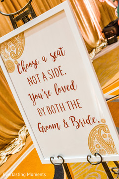 Elegant Indian wedding sign. Elegant Indian wedding sign.