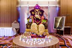 Stunning Indian wedding ganesha flowers decor. Stunning Indian wedding ganesha flowers decor.