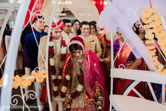 Maharani and Rajah entering her wedding carriage. Maharani and Rajah entering her wedding carriage.