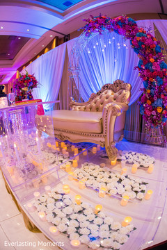 Incredible Indian wedding stage floor decoration. Incredible Indian wedding stage floor decoration.