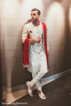 Charming Indian groom waiting for bride. Charming Indian groom waiting for bride.