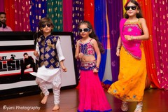 Lovely kid guests performing a choreography Lovely kid guests performing a choreography