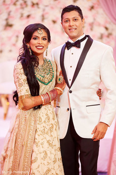 Raja and Maharani during the reception Raja and Maharani during the reception