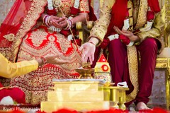 Maharani and Raja during the rituals Maharani and Raja during the rituals