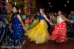 Lovely Indian bride performing a sangeet dance. Lovely Indian bride performing a sangeet dance.