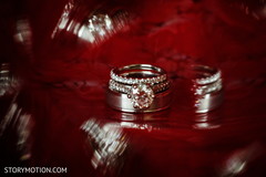 Stunning Indian wedding bands and engagement ring. Stunning Indian wedding bands and engagement ring.