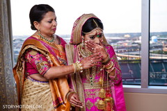 Special moment for Indian bride. Special moment for Indian bride.