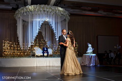 Cute Indian bride dancing with her father. Cute Indian bride dancing with her father.
