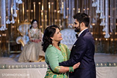 Sweet indian groom's mother dance. Sweet indian groom's mother dance.