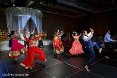 Colorful wedding Indian Bollywood dancers. Colorful wedding Indian Bollywood dancers.