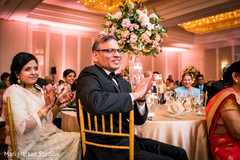 Parents during the reception ceremony Parents during the reception ceremony