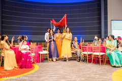 Maharani making her entrance to the sangeet Maharani making her entrance to the sangeet