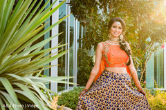 Beautiful Maharani posing with lengha Beautiful Maharani posing with lengha