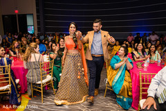 Guests cheering for the Indian couple Guests cheering for the Indian couple