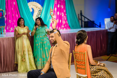 Indian groom and bride having a great time Indian groom and bride having a great time