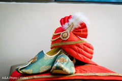 Pagri and shoes used by Indian groom Pagri and shoes used by Indian groom
