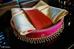 Wonderful Indian bridal ceremony belt and sari. Wonderful Indian bridal ceremony belt and sari.