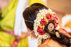 Incredible Indian bridal hairstyle. Incredible Indian bridal hairstyle.